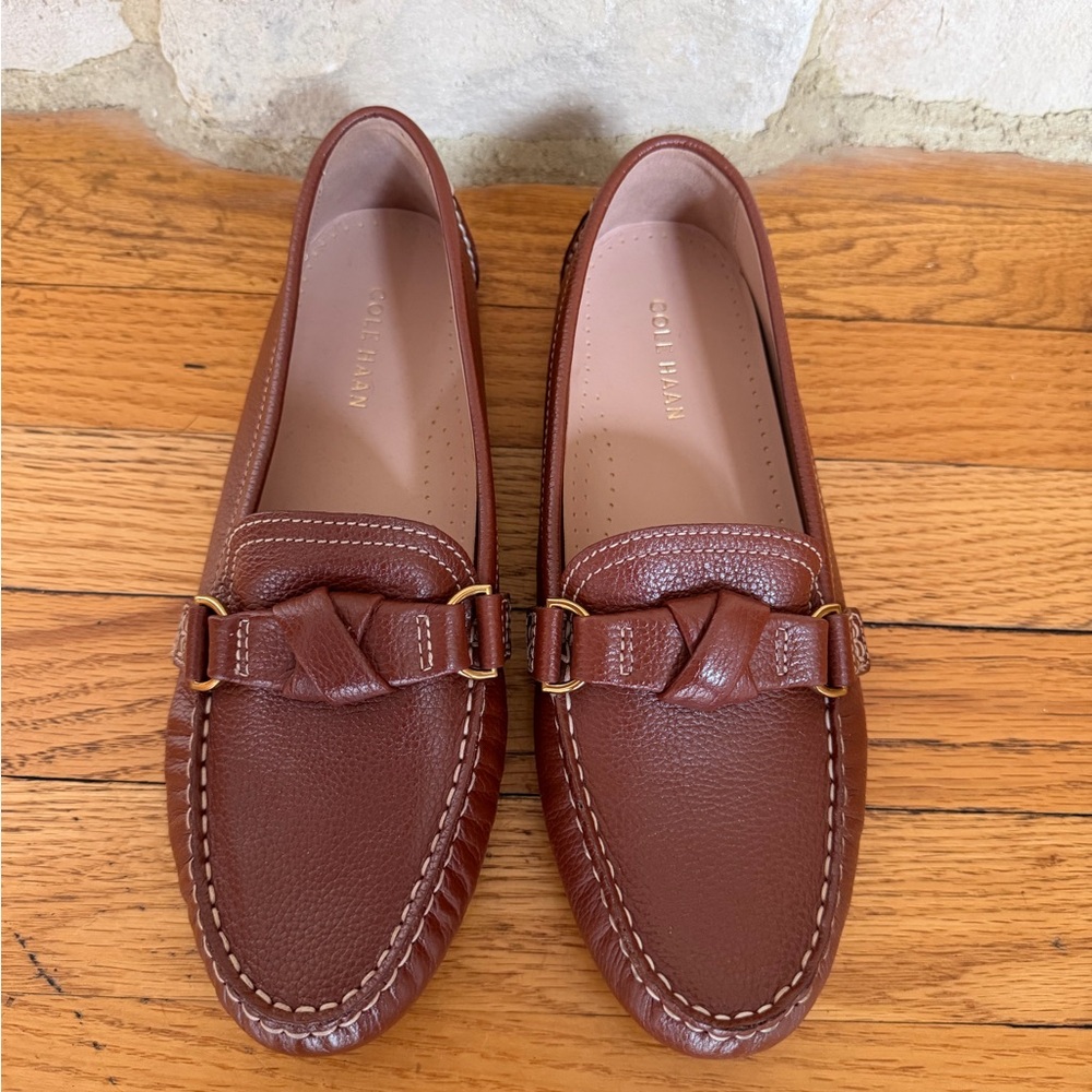 Cole Haan Chestnut Brown Leather Loafers